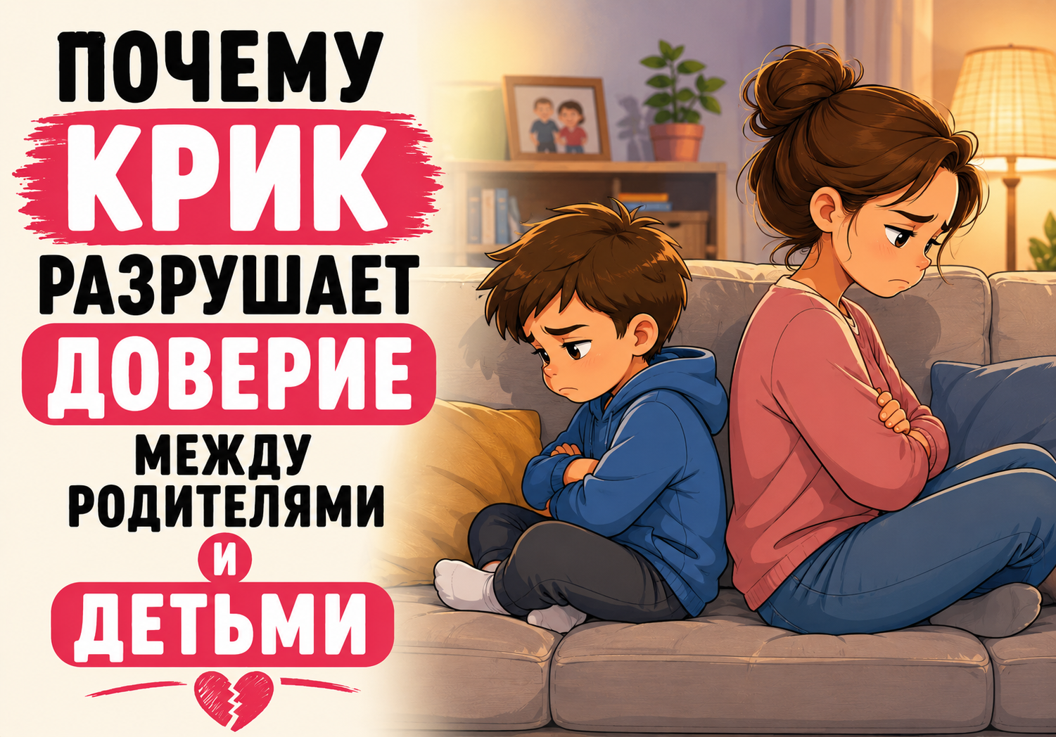 Почему крик разрушает доверие между родителями и детьми
