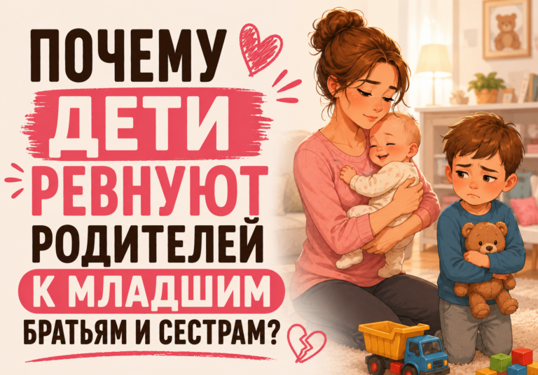 Почему дети ревнуют родителей к младшим братьям и сестрам