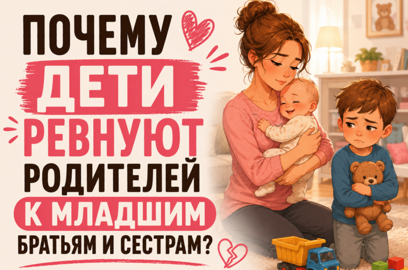 Почему дети ревнуют родителей к младшим братьям и сестрам