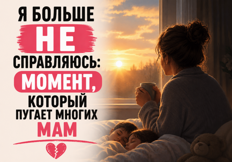«Я больше не справляюсь»: момент, который пугает многих мам