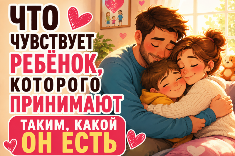 Что чувствует ребенок, которого принимают таким, какой он есть