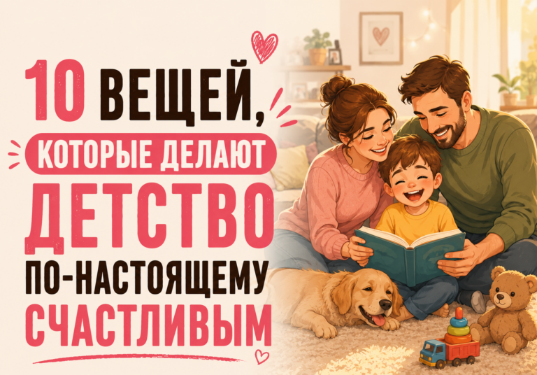 10 вещей, которые делают детство по-настоящему счастливым