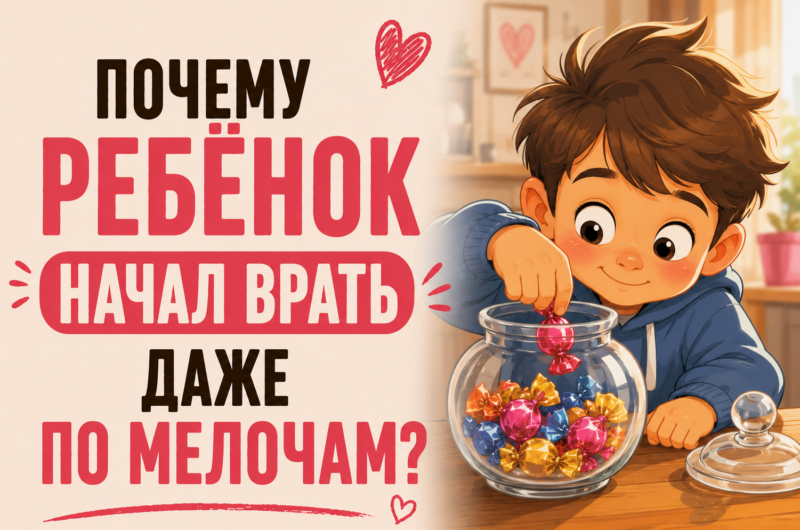 Почему ребёнок начал врать даже по мелочам