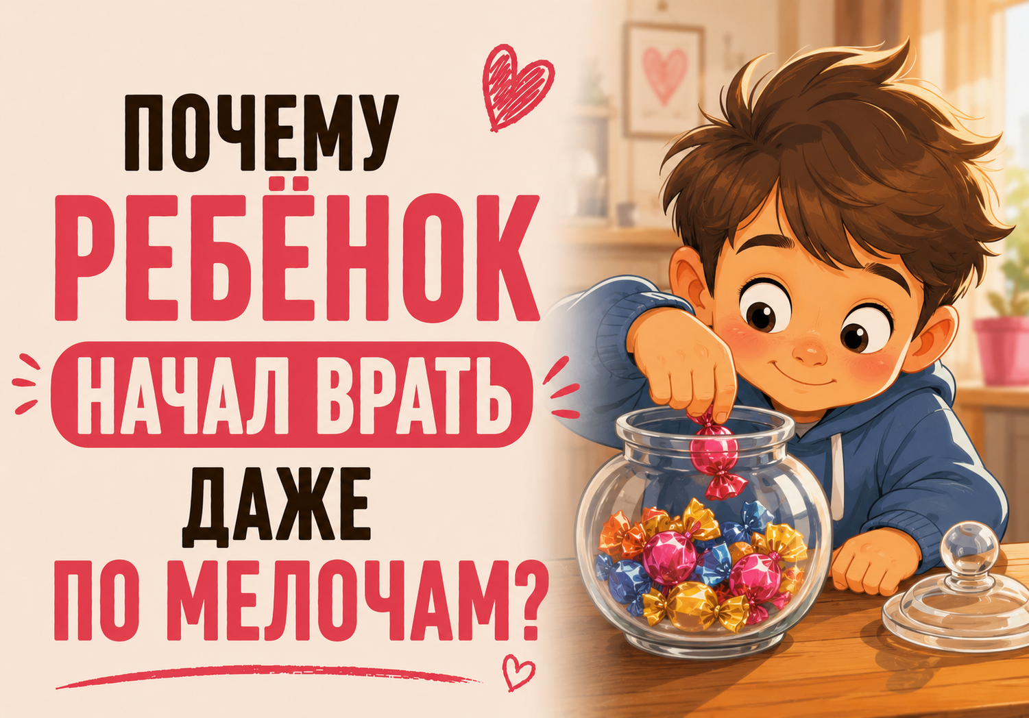Почему ребёнок начал врать даже по мелочам