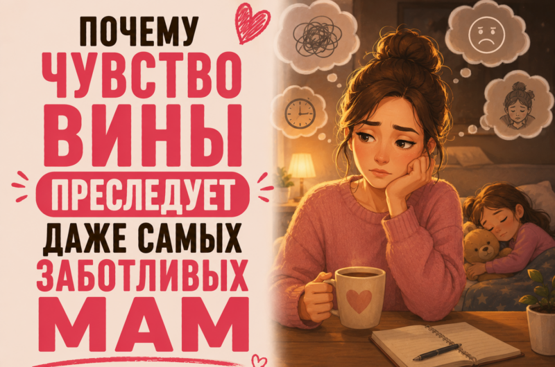 Почему чувство вины преследует даже самых заботливых мам